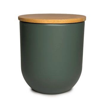 Round Bamboo Tin – Green (12 units)