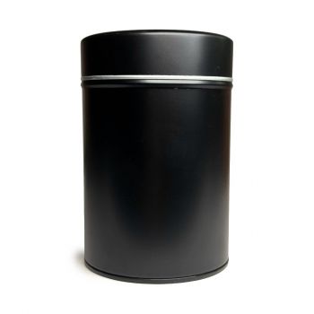 Smooth Double Lid Tin – Black (12 units)
