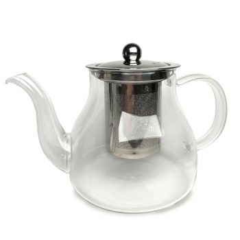 Lumina Delta Glass Teapot