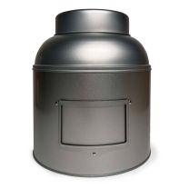 Boîte à thé ronde classique victorienne – Argent (1,5 kg)