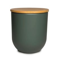 Boîte ronde Bamboo – Verte (12 unités)