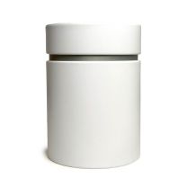 Boîte Metal Accent Double Lid – Blanche (12 unités)