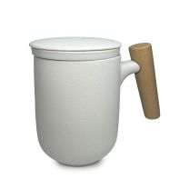 Tazza Aura Nordic Wood con Infusore - Bianco