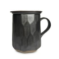 Tazza Titan Metal Glaze con Infusore - Nero