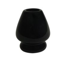 Naoshi - Support en porcelaine pour fouet à Matcha - Noir