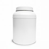 Lata victoriana abovedada con tapa interior – Blanca (150 g)