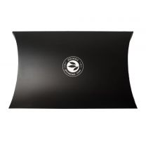 Caja de regalo con logo de alveus® negro