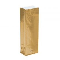 Block Bottom Bags gold s.M (ca 250g)