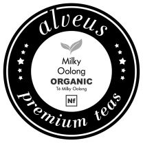 Alveus Caddy Magnetetikett rund „Oolong Tee“